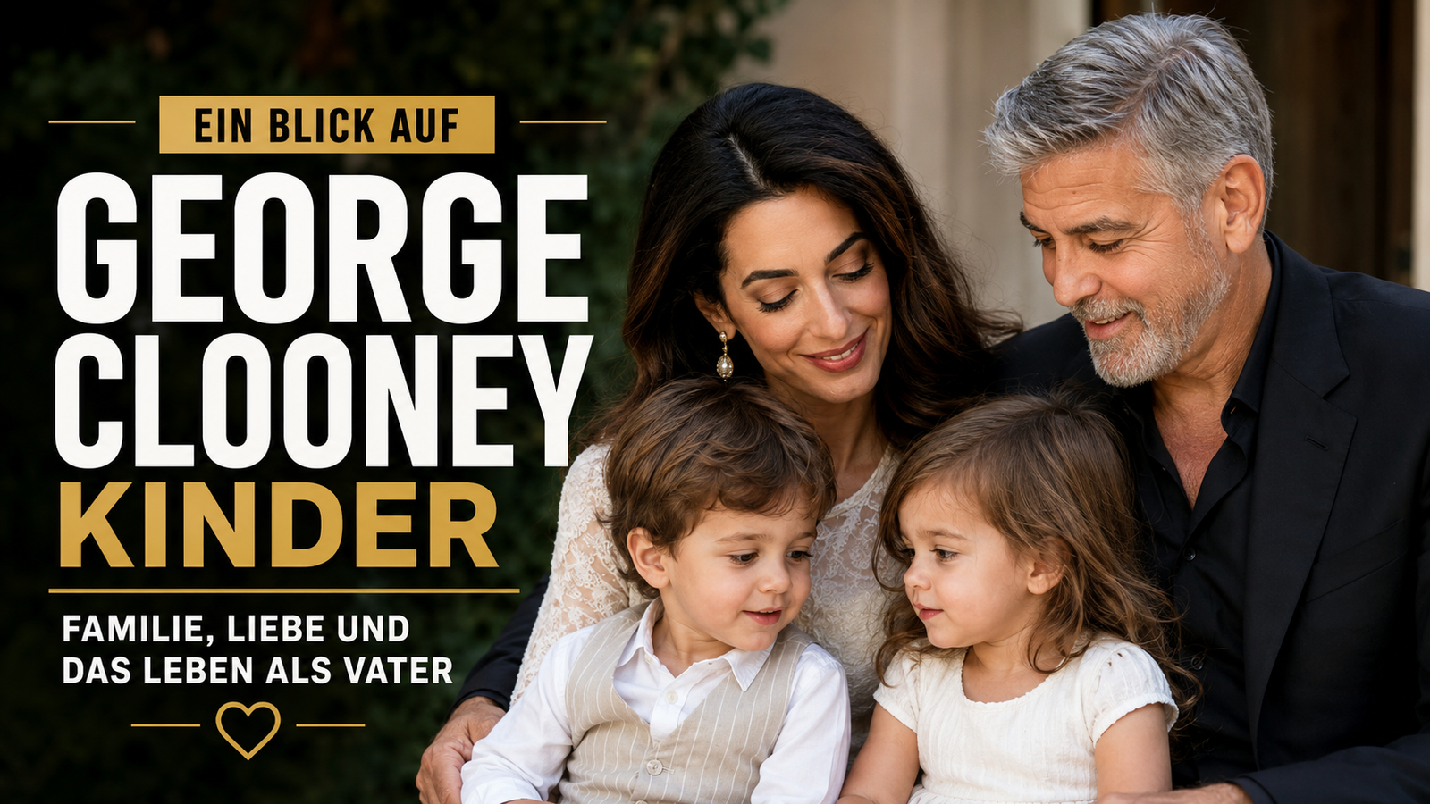 george clooney kinder