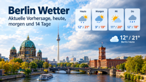 Berlin Wetter: Heute, morgen und 14-Tage-Wettervorhersage